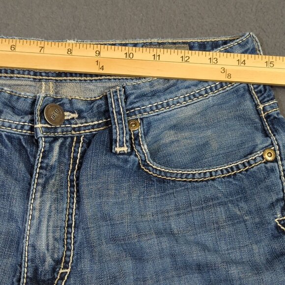 BKE Jeans Men's 31L Fits 29x32 Blue Aiden Bootcut Denim - Picture 8 of 15